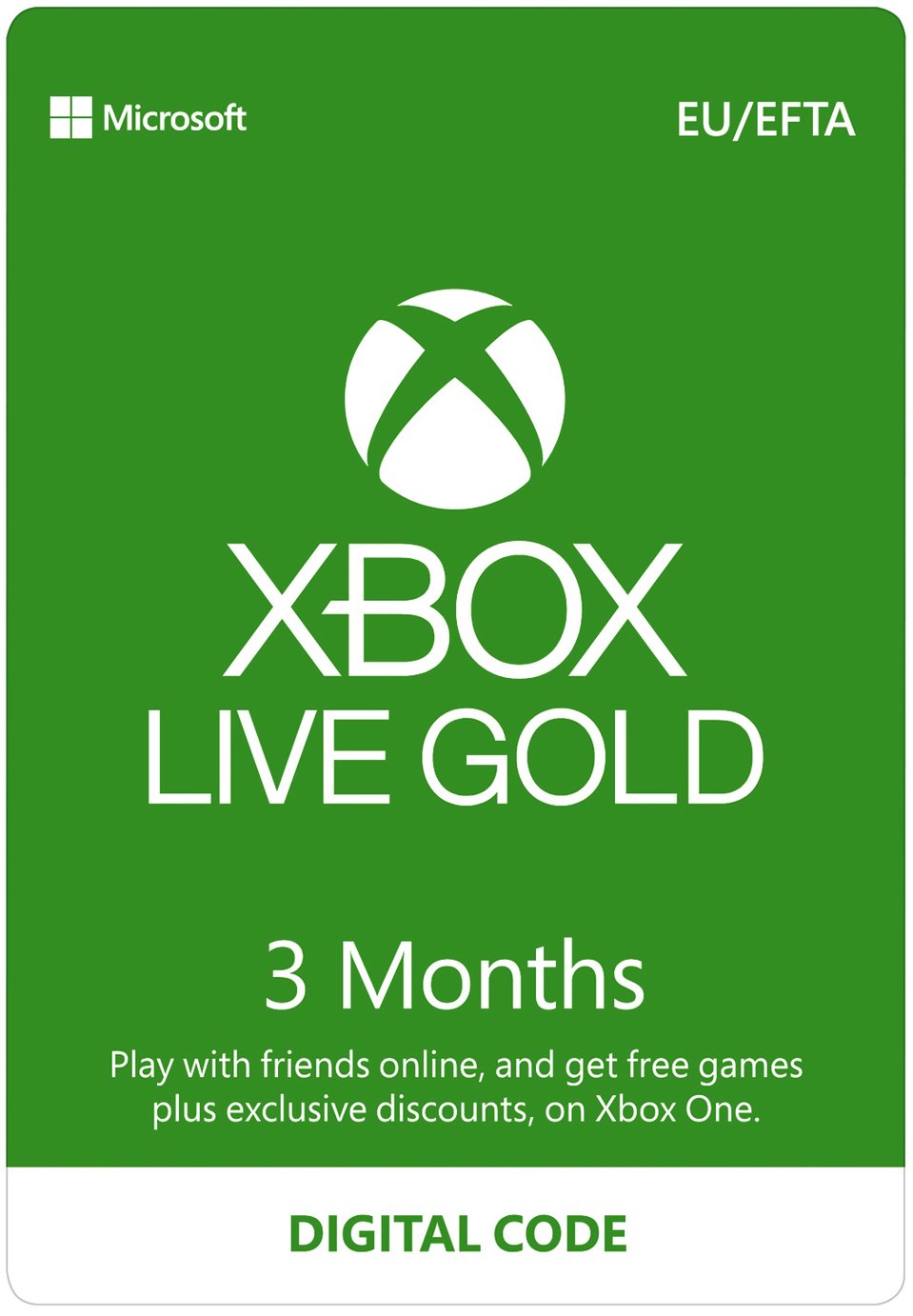 Xbox Live Gold Membership - 3 Months