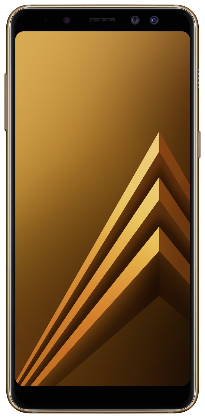 Sim Free Samsung Galaxy A8 Mobile Phone - Gold