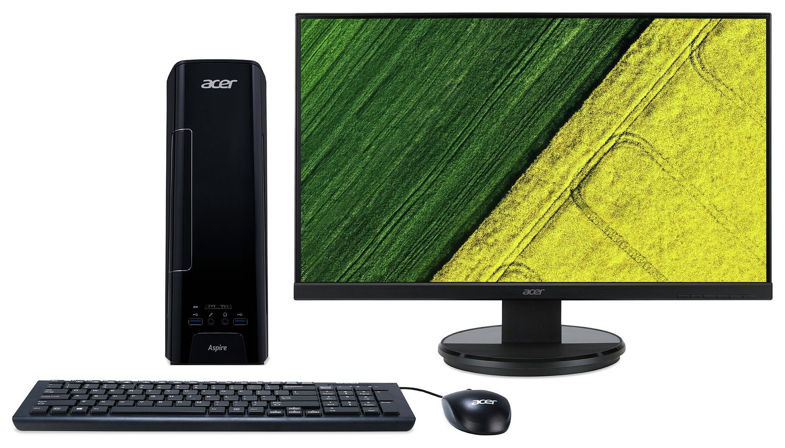 Acer Aspire XC-230 AMD A4 4GB 1TB Desktop Bundle