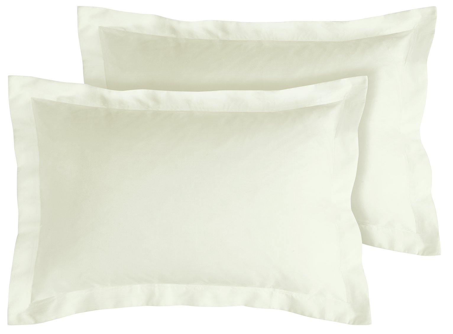 Habitat 400TC Egyptian Cotton Oxford Pillowcase Pair - White
