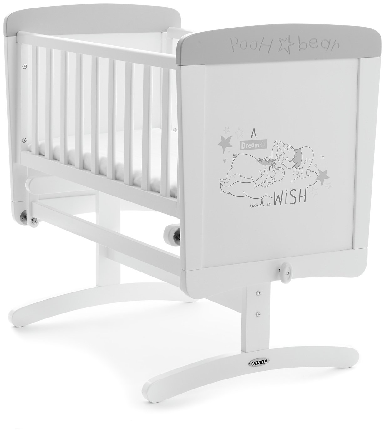 gray winnie the pooh crib bedding