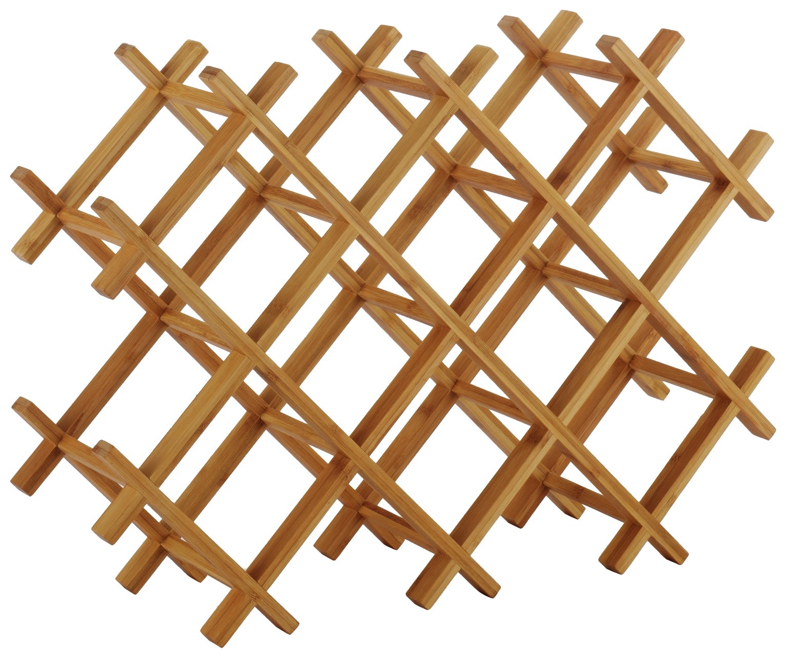 Habitat Panda Bamboo Wine Rack