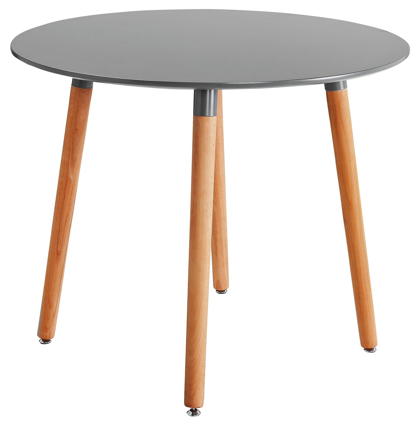 Argos Home Charlie Round 4 Seat Dining Table - Grey