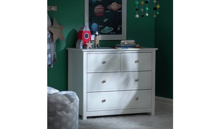 White chest of drawers deals 90cm high