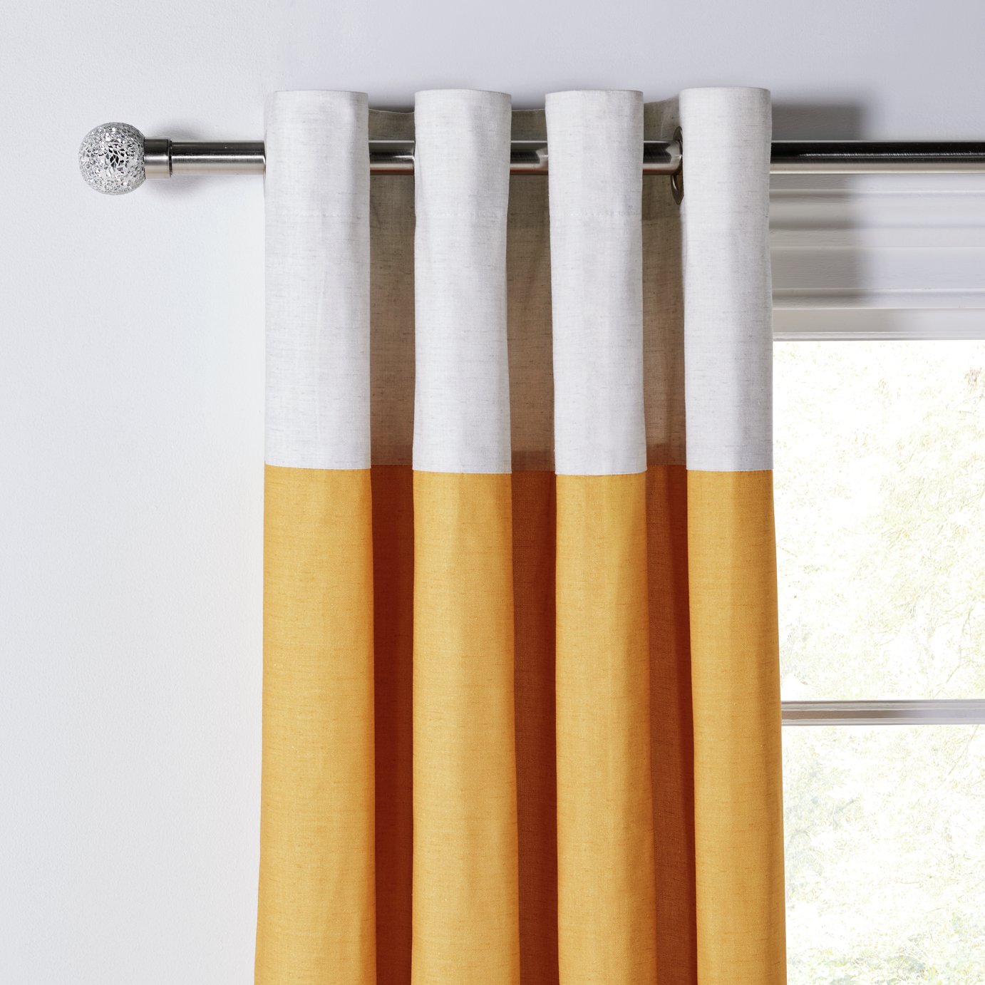 Argos Home Dublin Lined Eyelet Curtains - 117x137cm