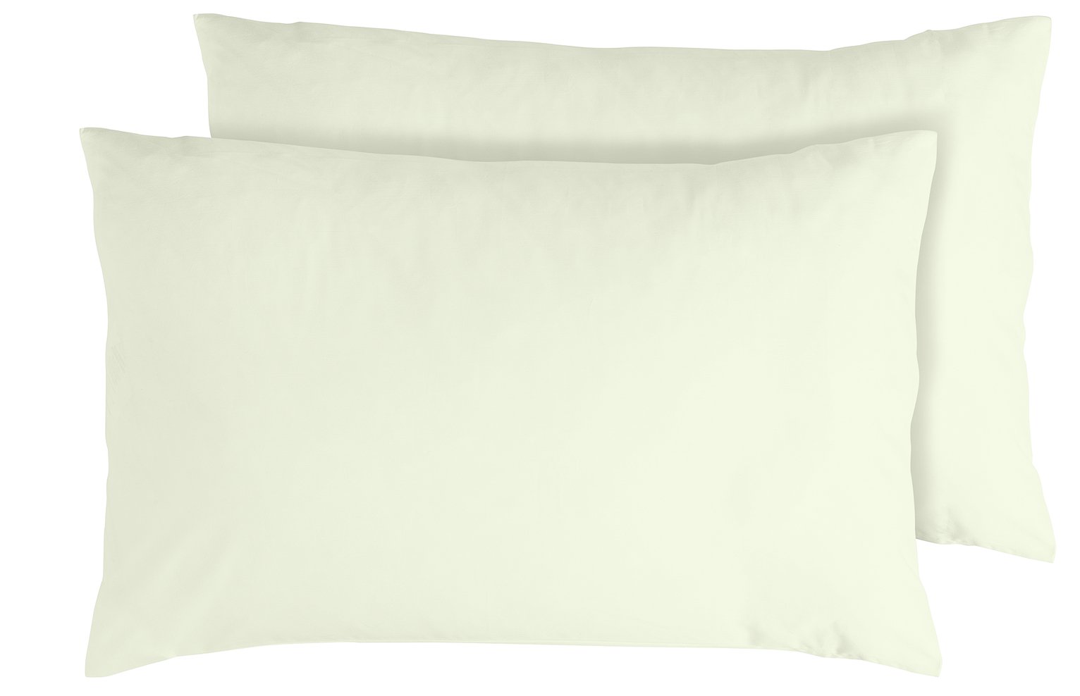 Habitat Egyptian Cotton Standard Pillowcase Pair - Cream