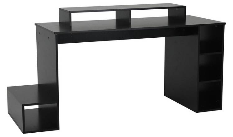 Buy Argos Home Gaming Desk - Black | Desks | Argos