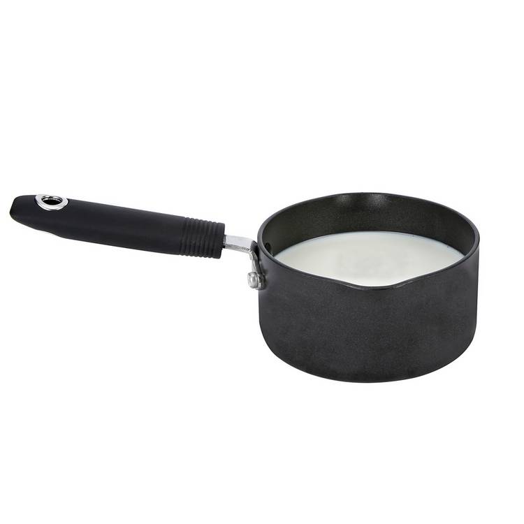 Habitat 14cm Aluminium Milk Pan - Black 0