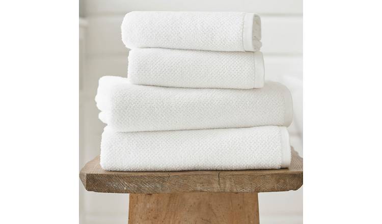 Deyongs Romeo Cotton 2 Pack Face Cloth - White