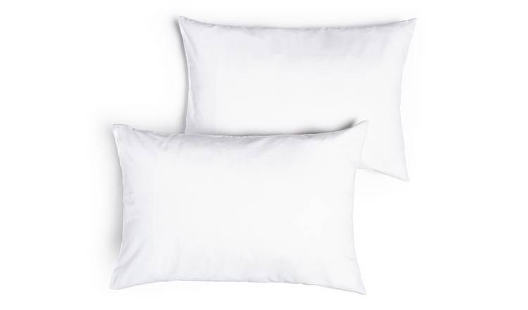 Plain white store pillowcases for crafts