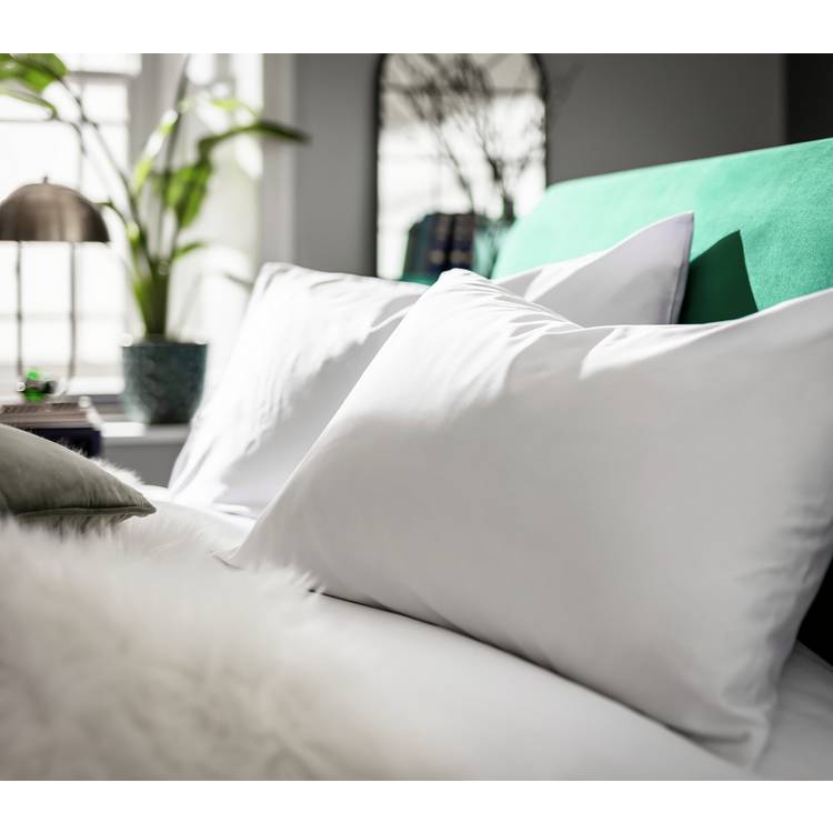 Habitat Egyptian Cotton Standard Pillowcase Pair - White 0