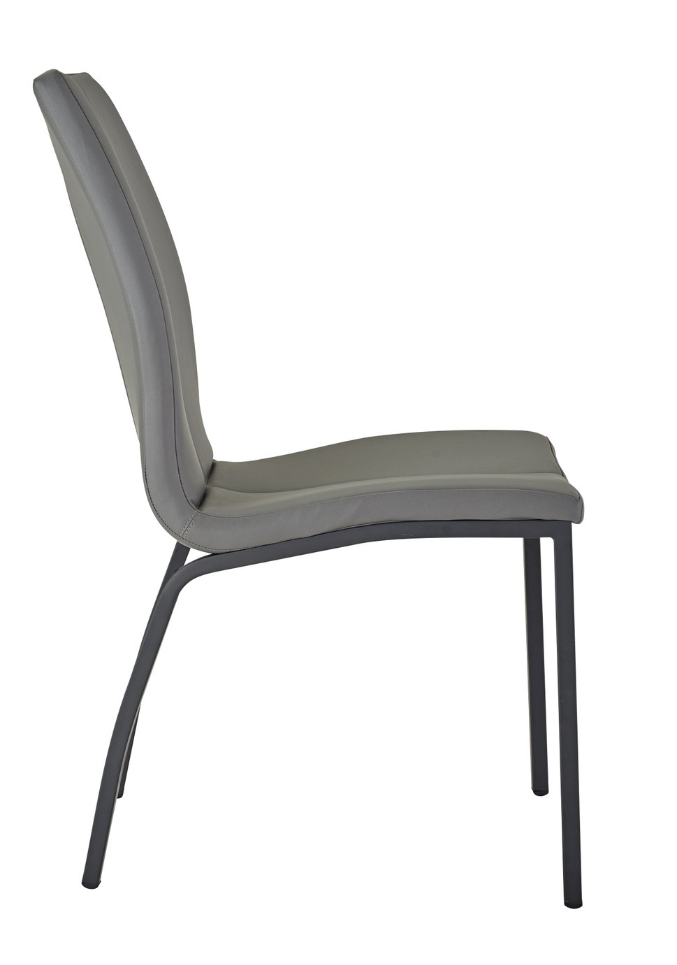 Argos Home Milo Pair of Curved Leather Effect Chairs Reviews