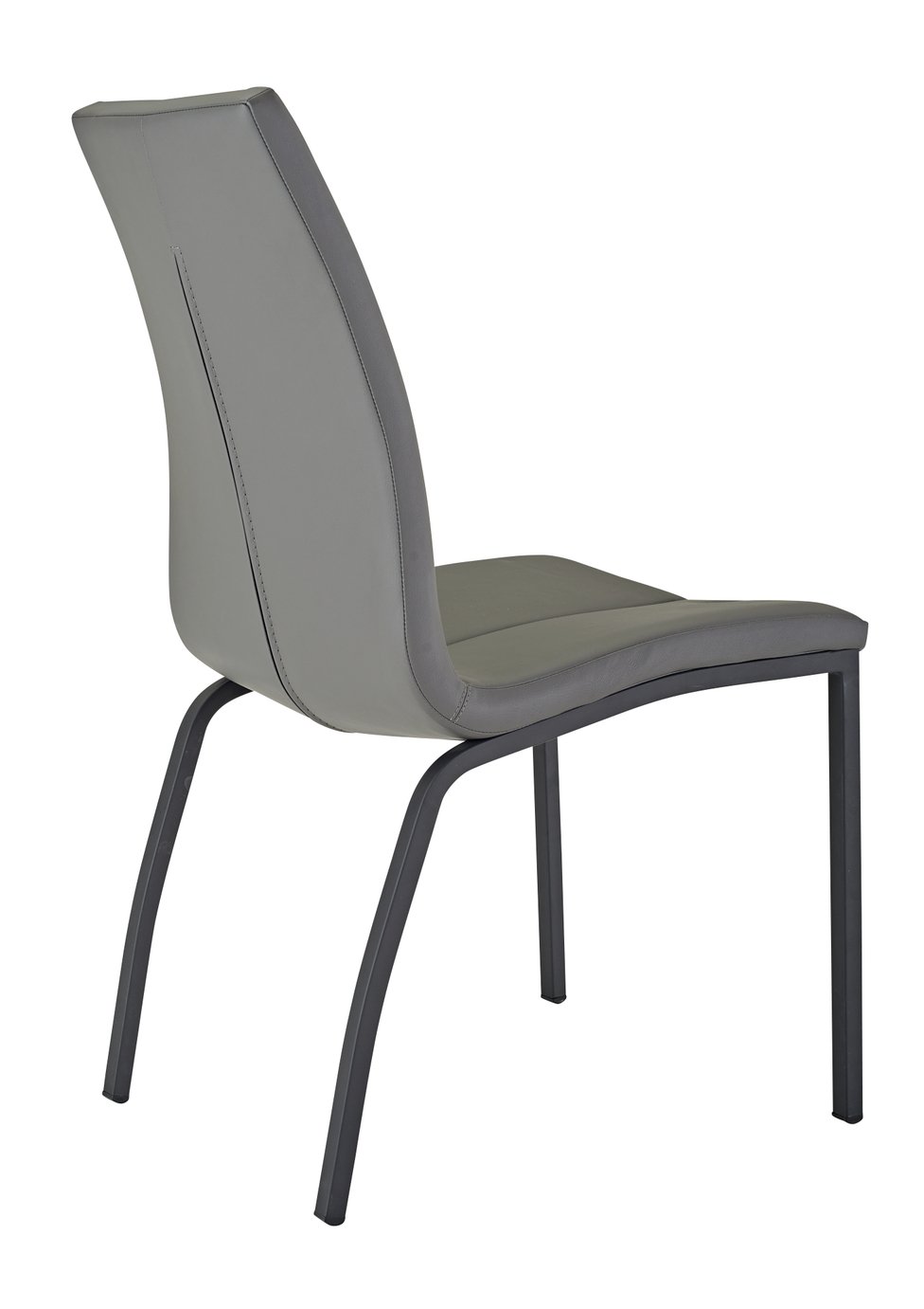 Argos Home Milo Pair of Curved Leather Effect Chairs Reviews