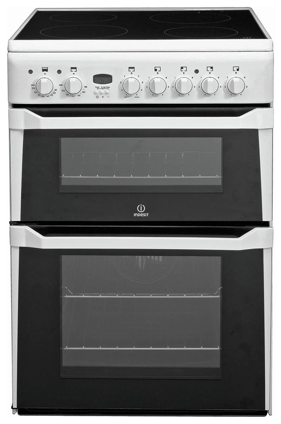 white freestanding electric cooker