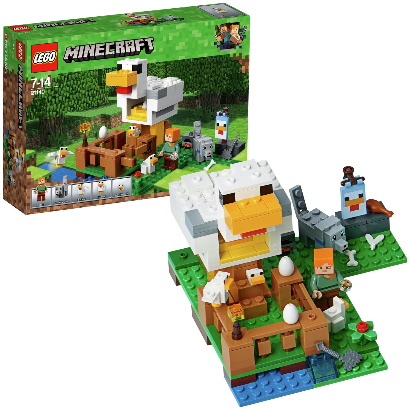 LEGO Minecraft The Chicken Coop Farm Animal Toy 21140 8162249