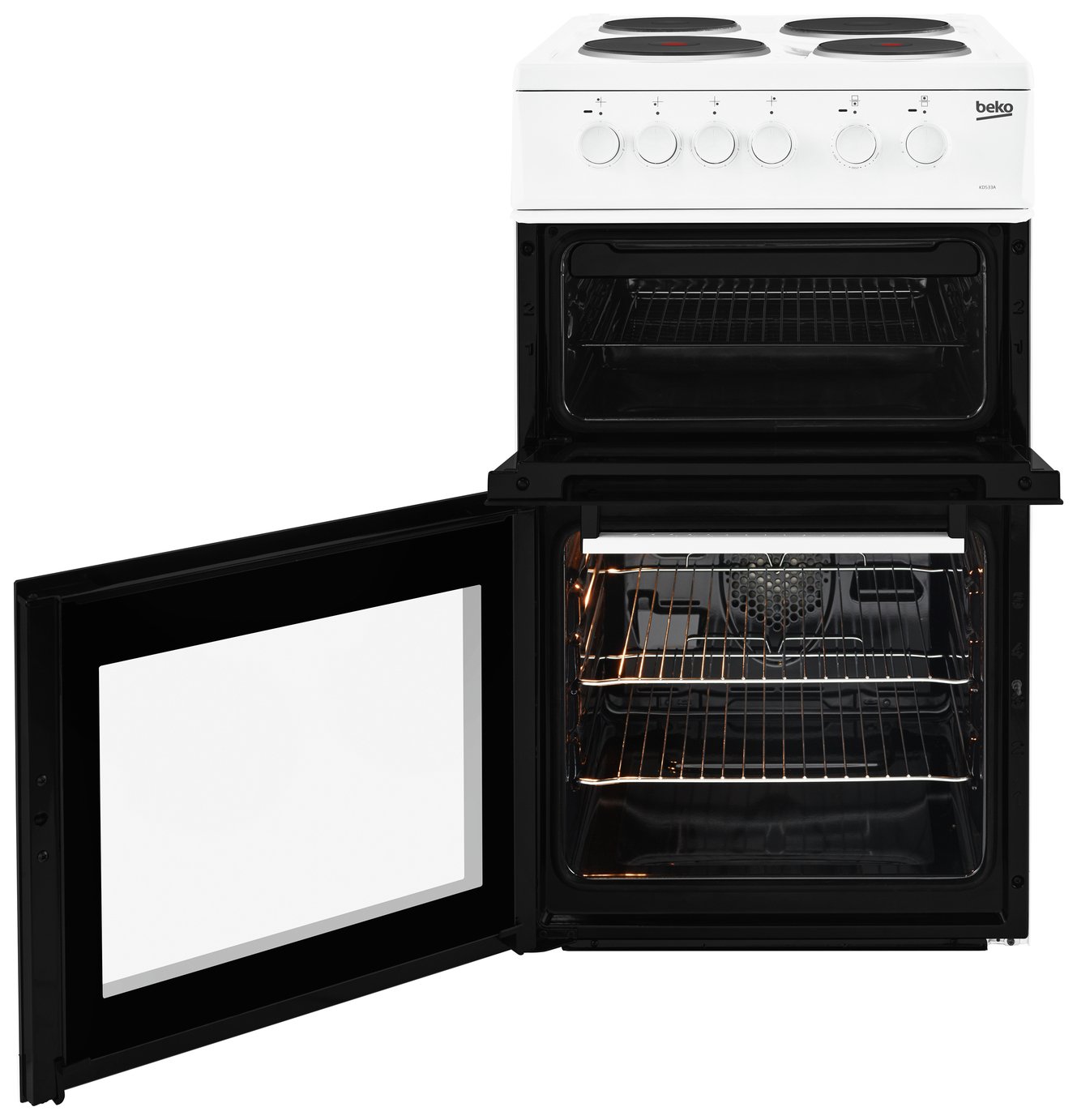 Beko KD533AW 50cm Twin Cavity Electric Cooker Review