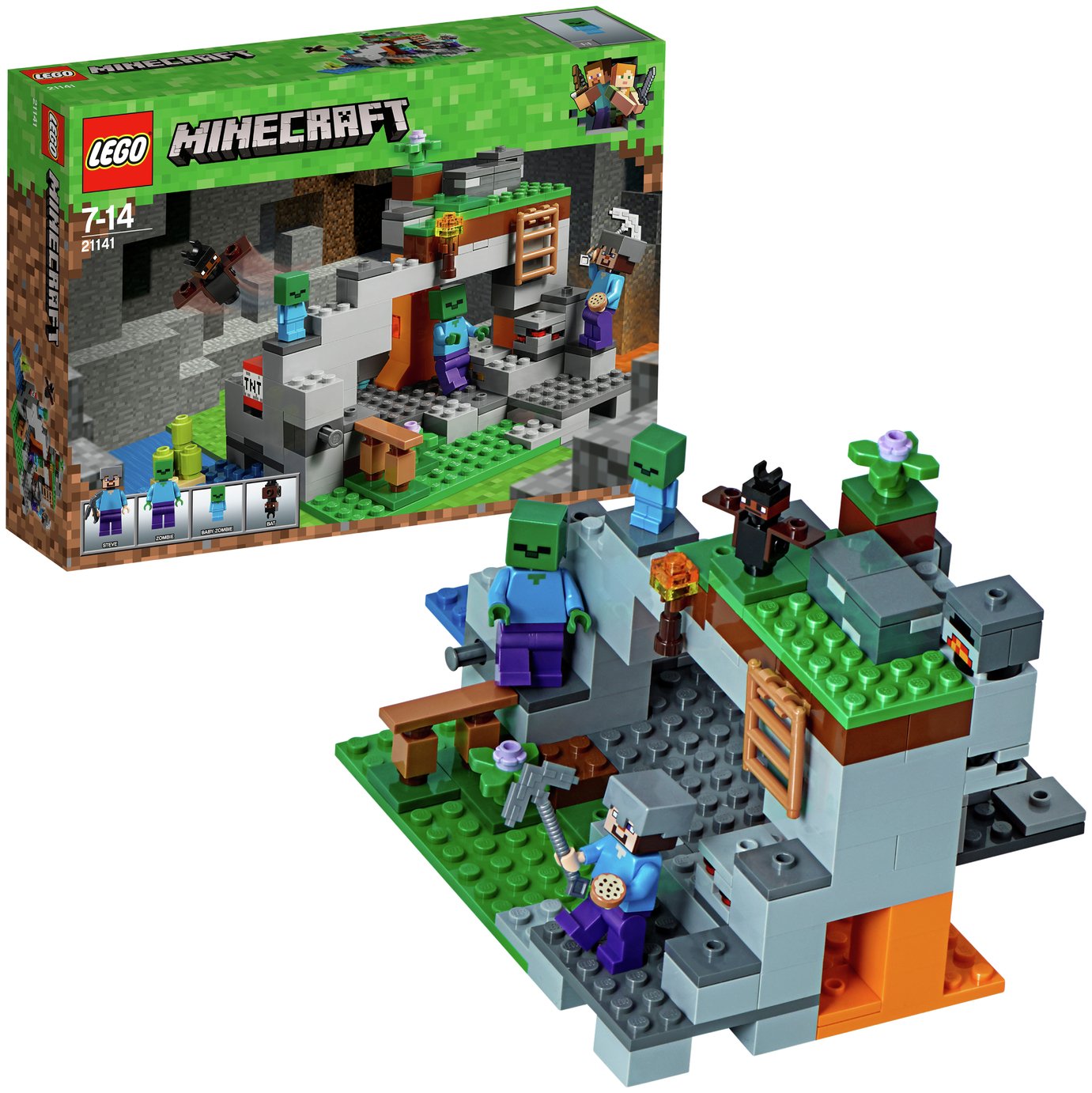 LEGO Minecraft The Zombie Cave Adventures Playset - 21141