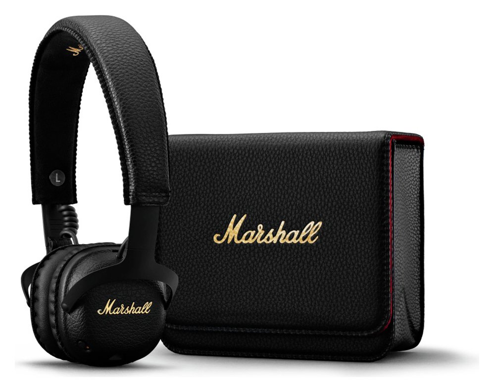 Marshall MID ANC OnEar Bluetooth Headphones Black (8162359) Argos