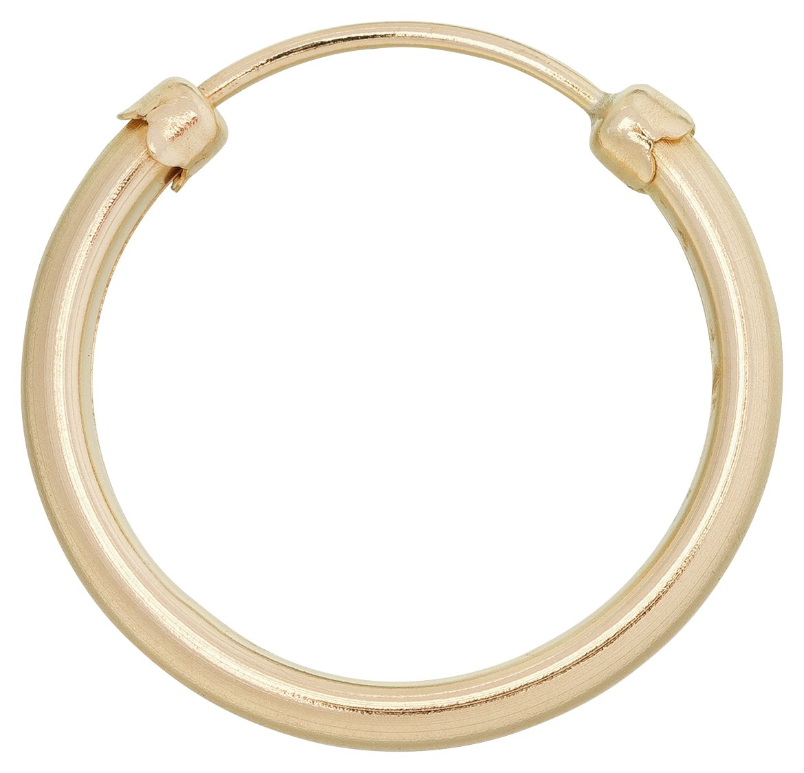 Revere Men's 9ct Yellow Gold 15mm Single Hoop Earring Review