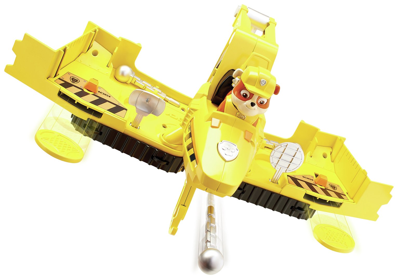 paw patrol rubble transforming bulldozer