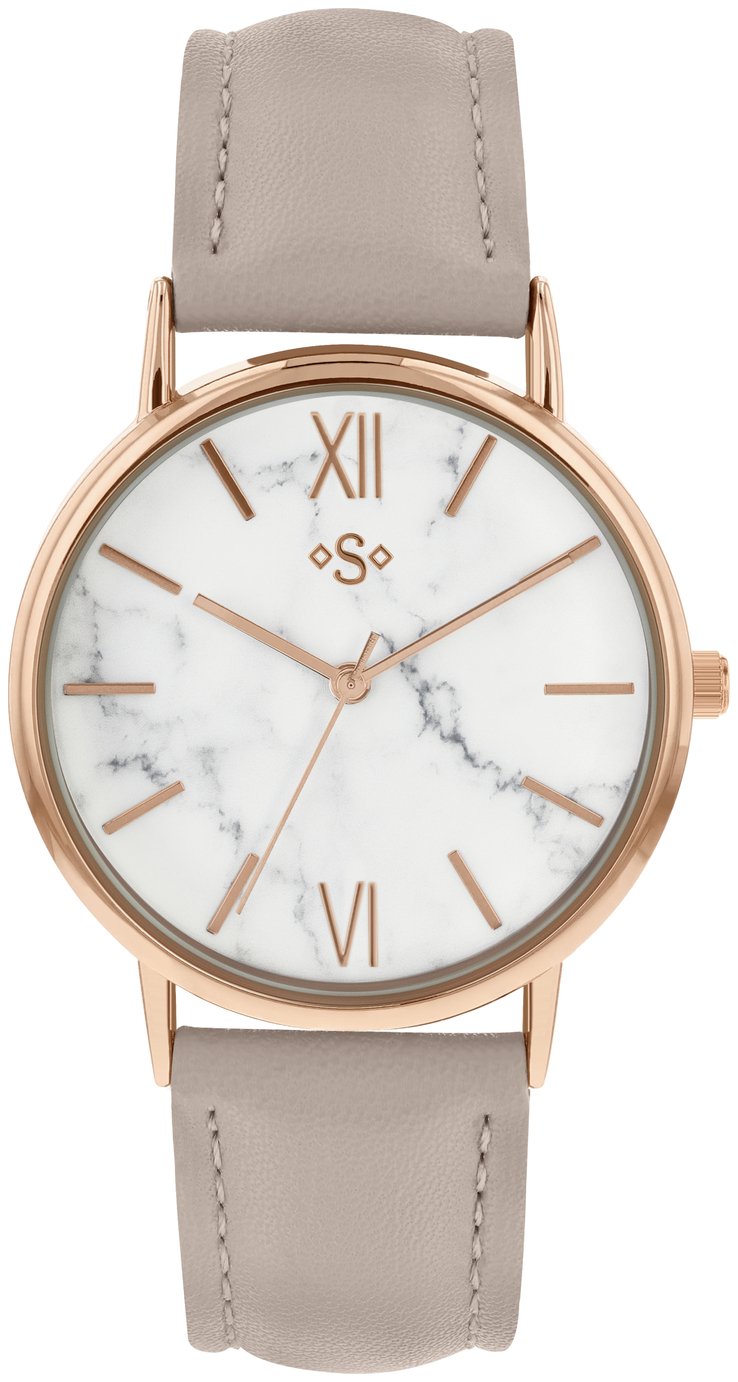 Spirit Ladies' Marble Effect Dial Rose Gold Tone Watch review