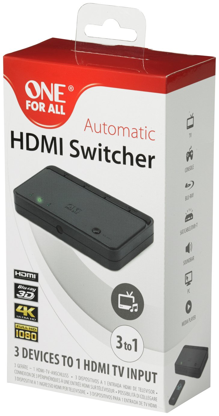 One for All SV1630 3 Port HDMI Switcher Reviews