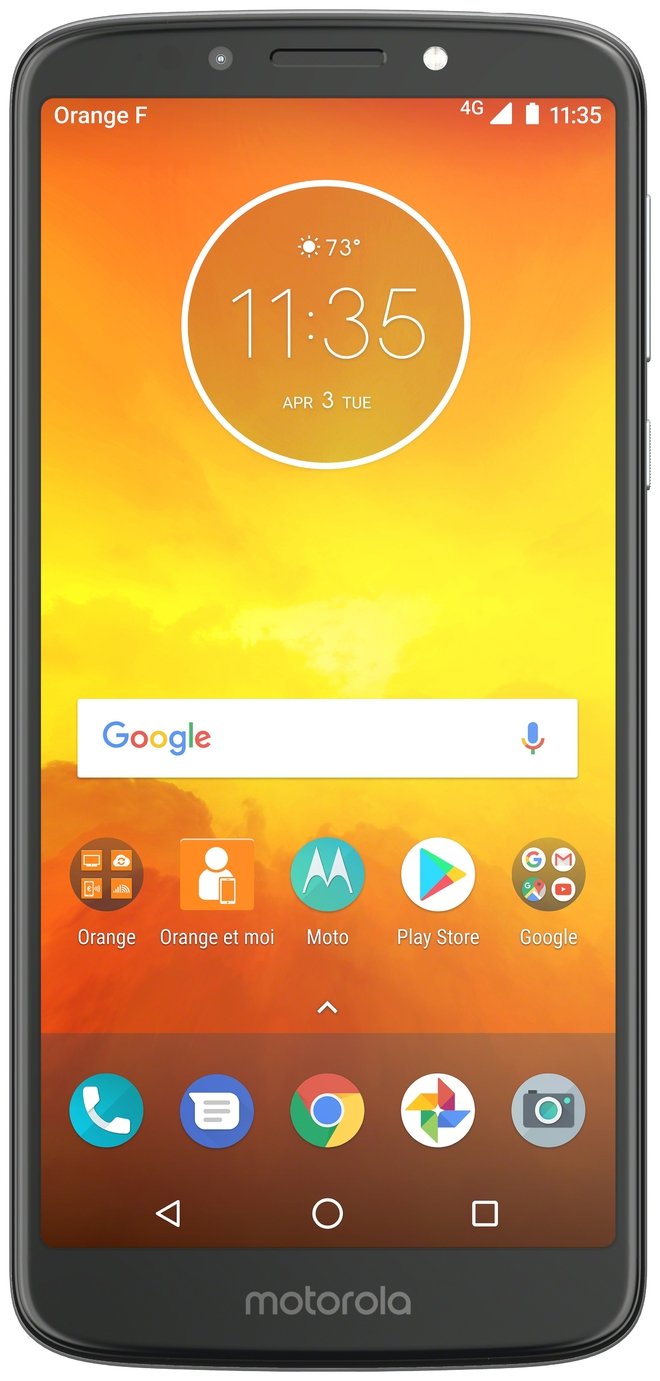 SIM Free Motorola E5 Mobile Phone - Flash Grey
