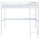 Buy Argos Home Riley White High Sleeper Bed Frame with Desk | Kids beds ...