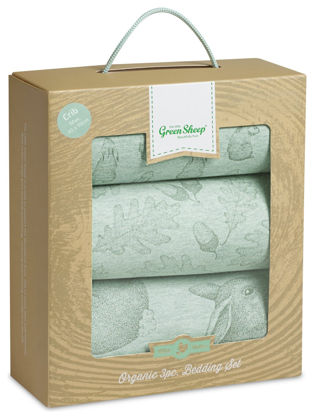 The Little Green Sheep 3 Piece Crib Bedding Set review