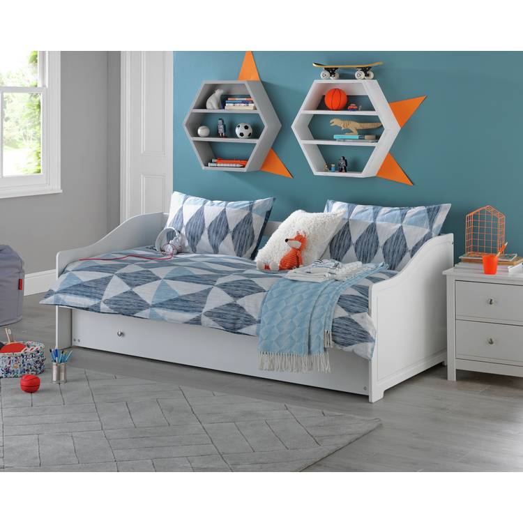 Habitat Brooklyn Day Bed, Trundle and Mattress-White 0