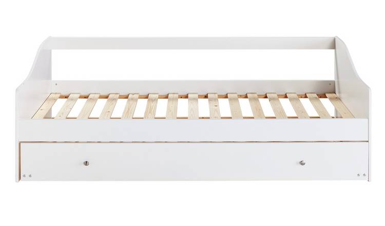 Habitat Brooklyn Day Bed, Trundle and Kids Mattress-White