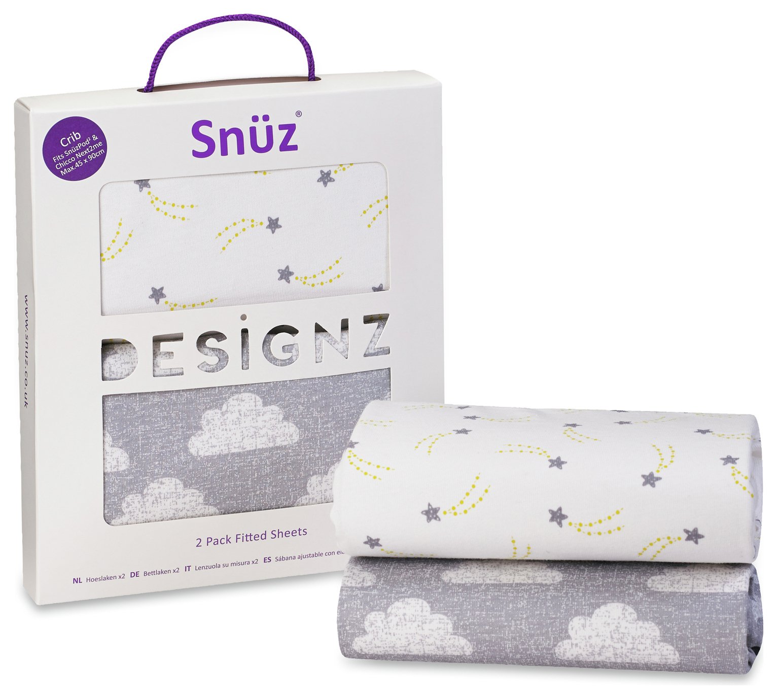 Snuz Crib 2 Pack of Fitted Sheets review