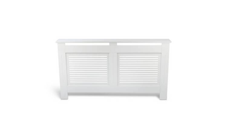 Buy Habitat Austin Large Radiator Cover - White | Radiator covers | Argos