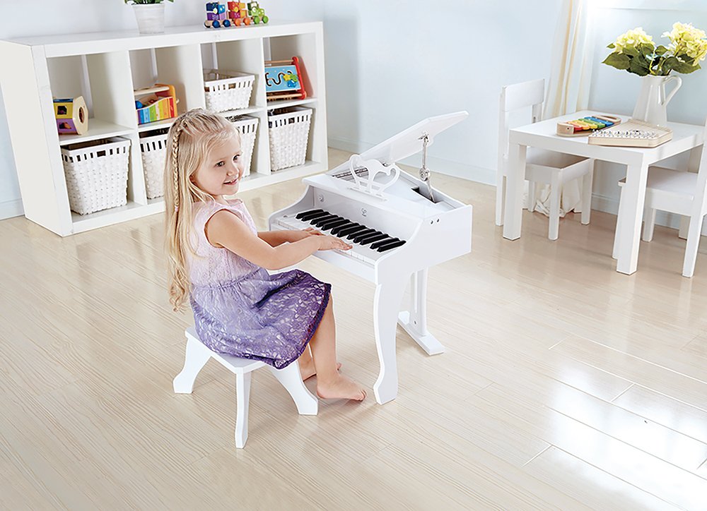 Hape Deluxe Grand Piano - White