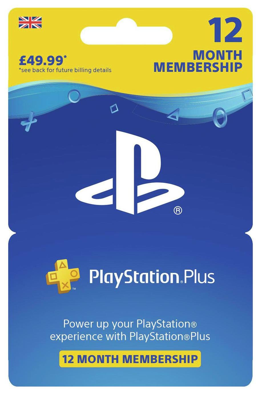 Playstation Plus: 12 Month Membership (PSN)