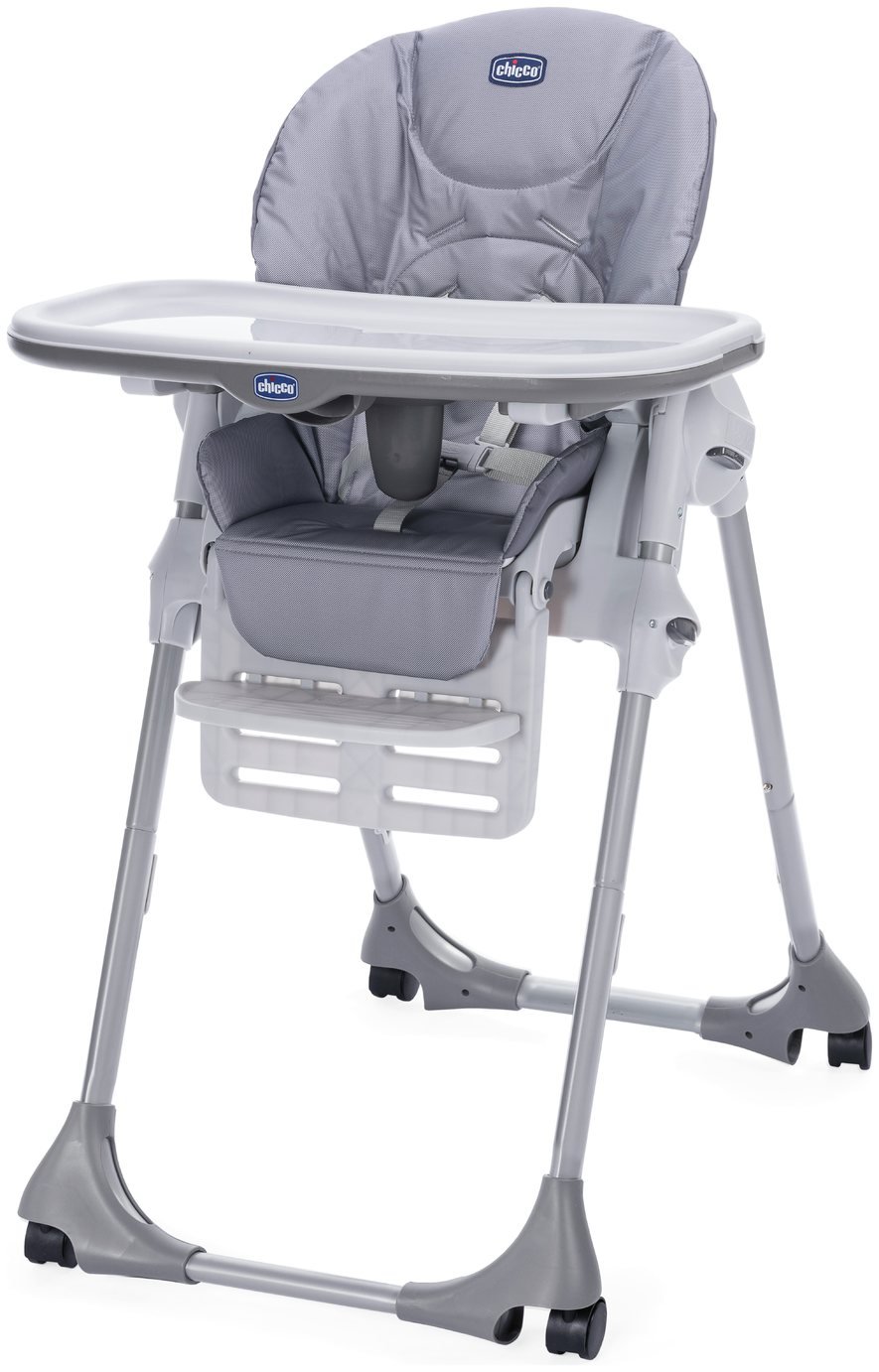 Chicco Polly Easy 4 Wheel Highchair - Nature