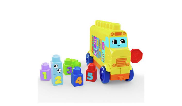 Mega Bloks Build & Count Bus Block Toy