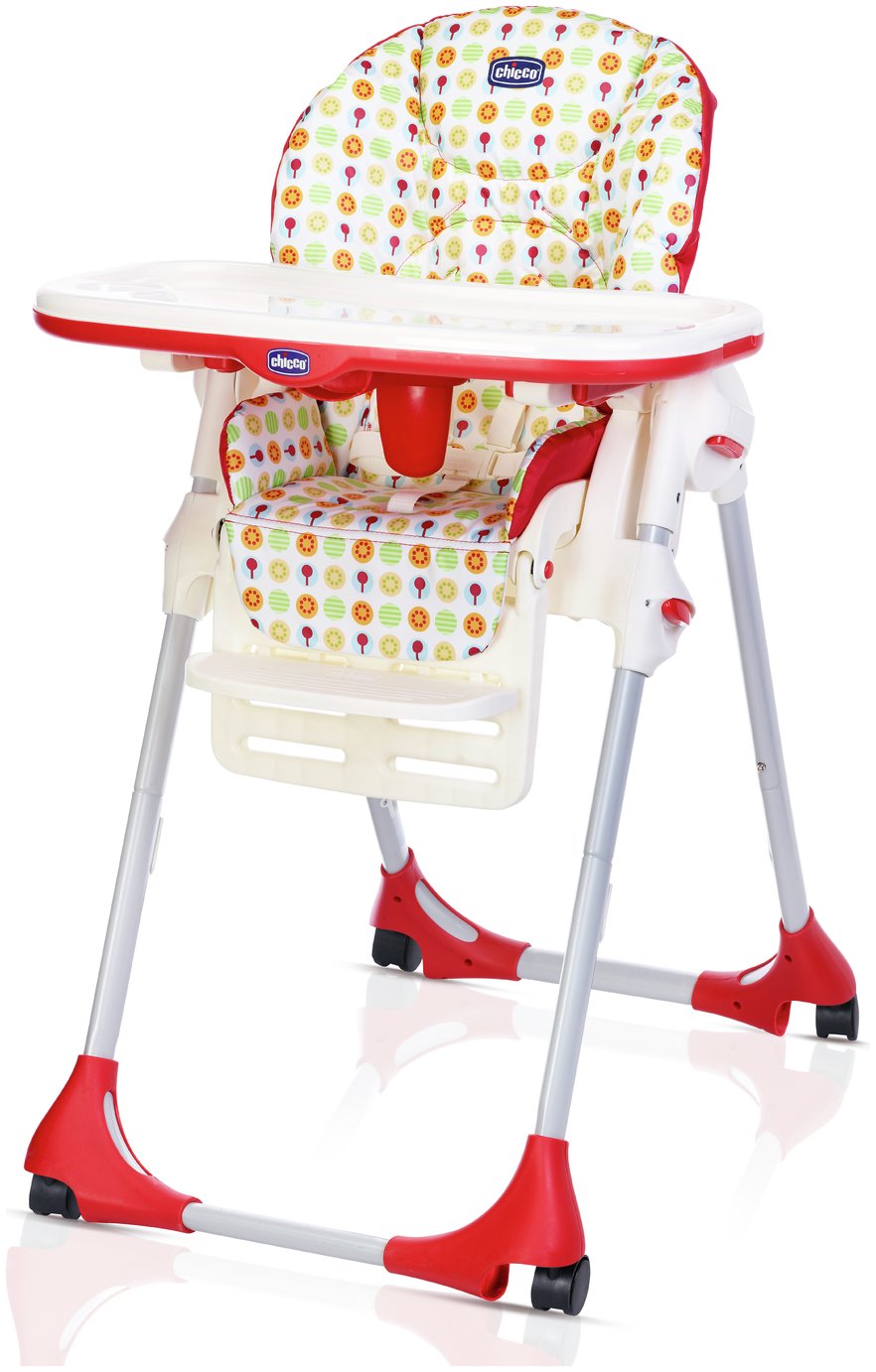 Chicco Polly Easy 4 Wheel Highchair - Sunrise