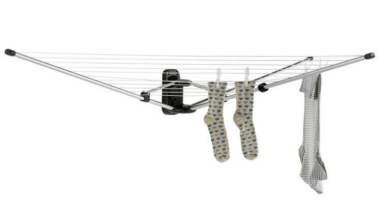 Wall mounted deals airer