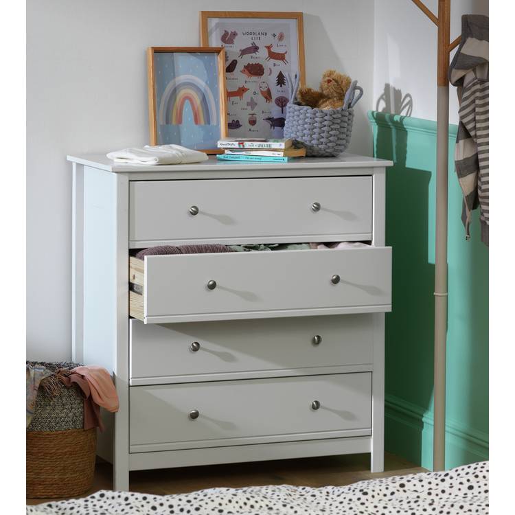 Habitat Brooklyn 4 Chest of Drawers - White 0