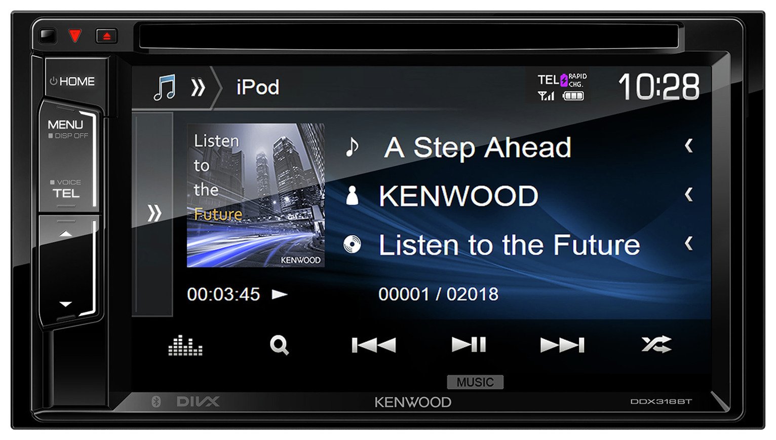 Kenwood DDX-318BT Car Stereo