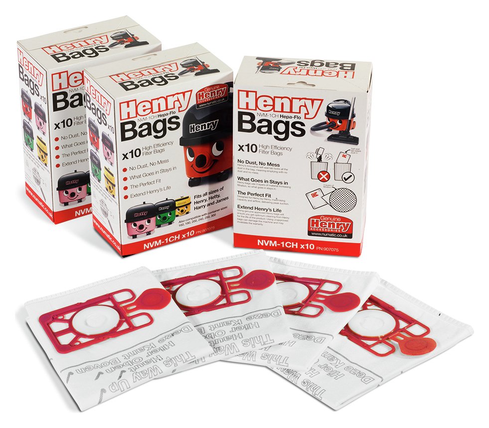 Henry Genuine Dust Bags - Pack of 30
