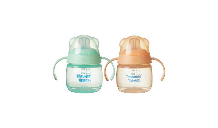 Tommee Tippee Transition Spout Cup Baby Bottle Twin Pack