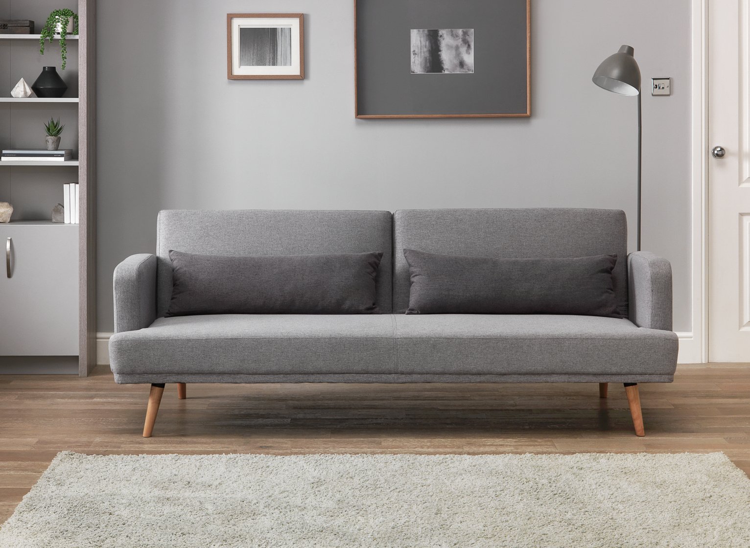 Habitat Andy 3 Seater Fabric Clic Clac Sofa Bed Reviews Updated July 2024