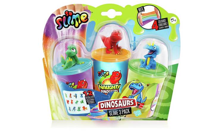 So Slime Collectable Dino-Pack of 3