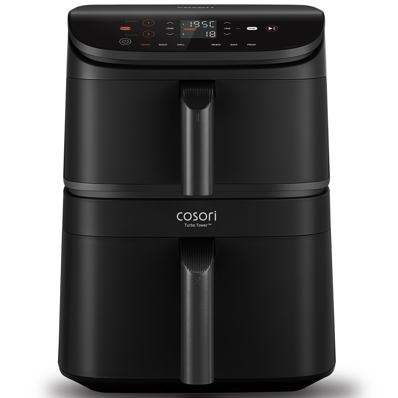 COSORI Turbo Tower CAFDC121AUKR 10.8L Air Fryer - Black