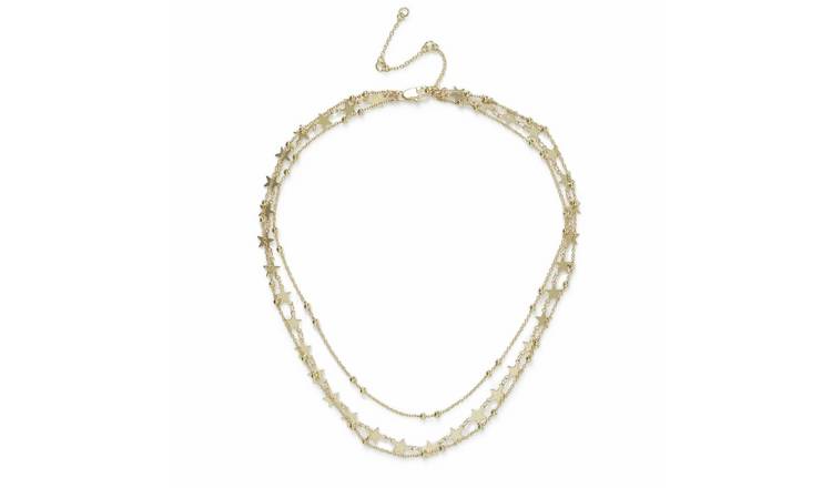 Liars & Lovers Gold Plated Star Multilayered Necklace