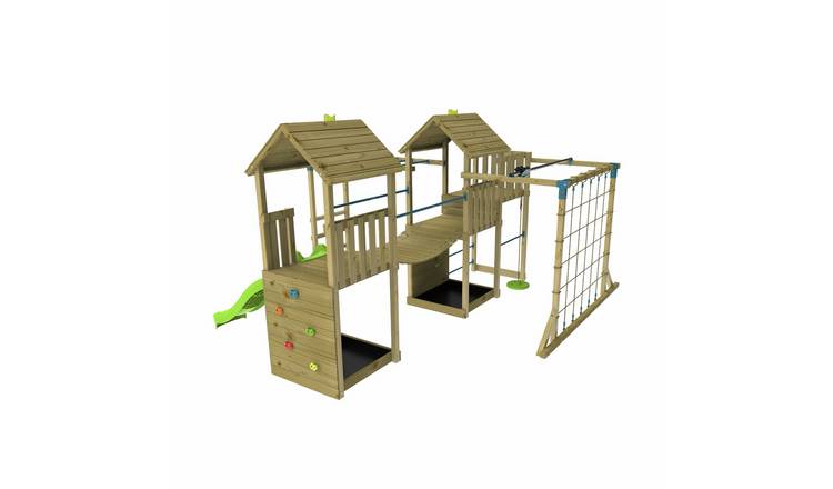 TP Toys Skywood Wooden Climbing Frame with Activity Centre