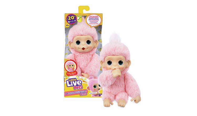 Little Live Pets My Baby Monkey Minis Luna Lemon Toy