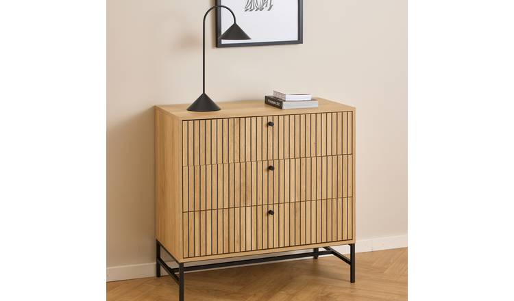 Furniture To Go Albany 3 Drawer Chest - Natural